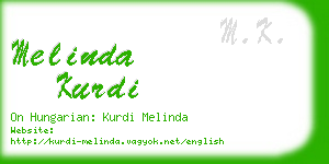 melinda kurdi business card